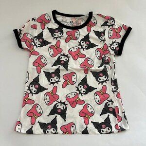 Sanrio My Melody Kuromi Girls Graphic Tee Size L 14
